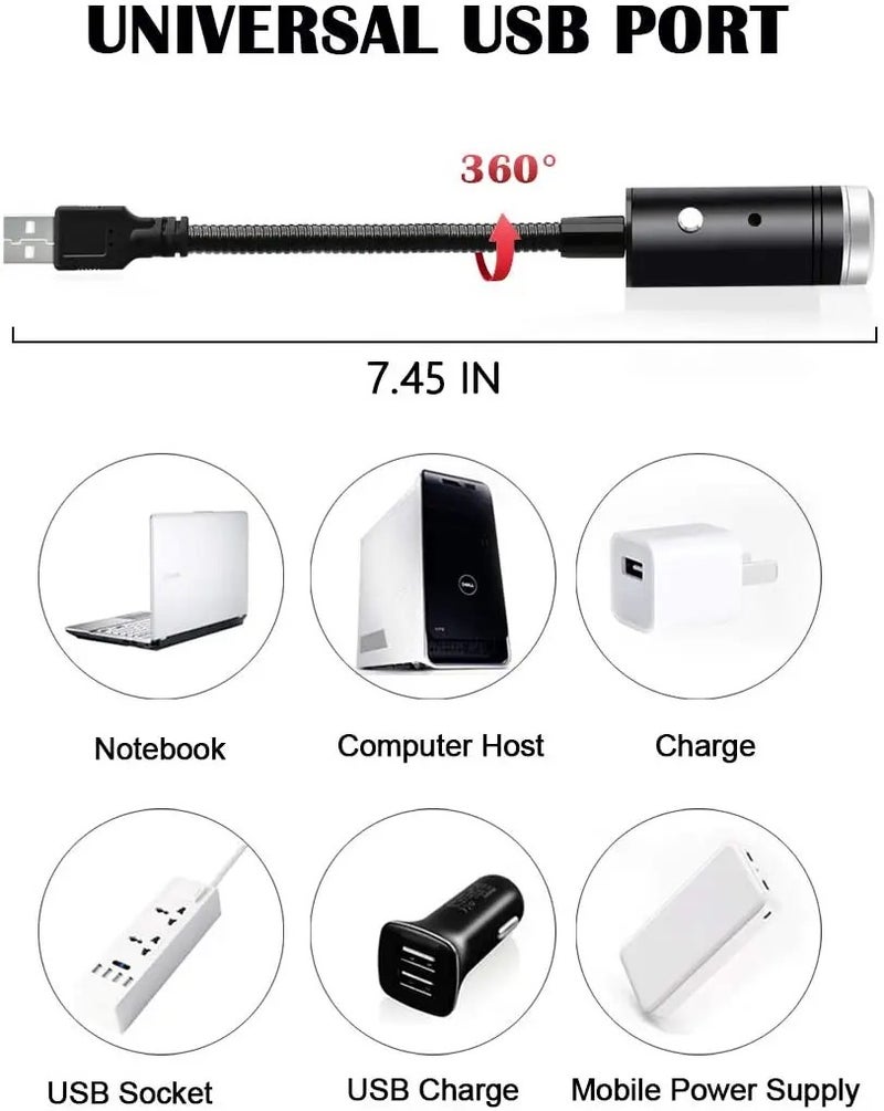 Bluejw USB Star Projector Night Light - 3 Colors Auto Starry Sky Roof Lights, Portable Romantic Bedroom Decor - Night Lights for Kids & Adults - Image 5